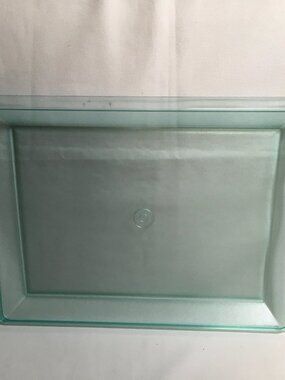 Tupperware Acrylic Water Color Pastel Green Serving Tray Patio Picnic Pool